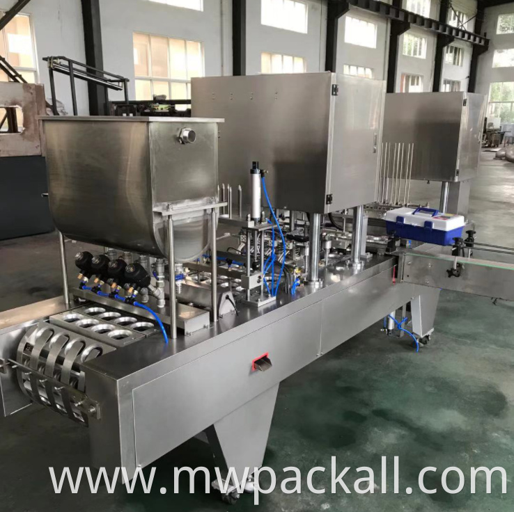 Cup Filling Automatic Ice-cream/water Cup Filling and Sealing Machine Plastic Food Beverage Electric